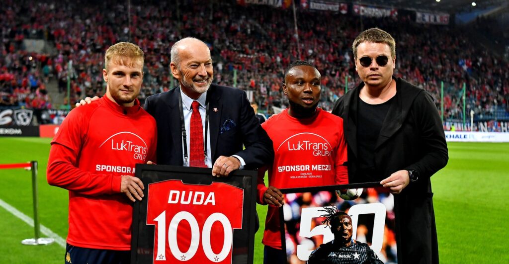 Kacper Duda, Peter Moore, James Igbekeme i Jarosław Królewski fot. Krzysztof Porębski / www.fotoporebski.pl