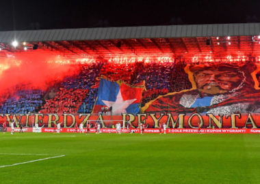 Kibice Wisły Kraków fot. Krzysztof Porębski / www.fotoporebski.pl