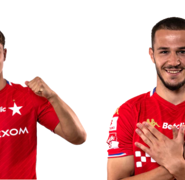 Filip Baniowski i Ardit Nikaj fot. Wisła Kraków