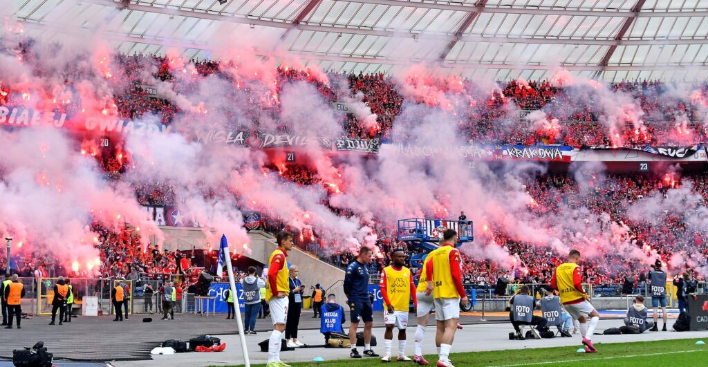 Piłkarze Wisły Kraków fot. Krzysztof Porębski / www.fotoporebski.pl