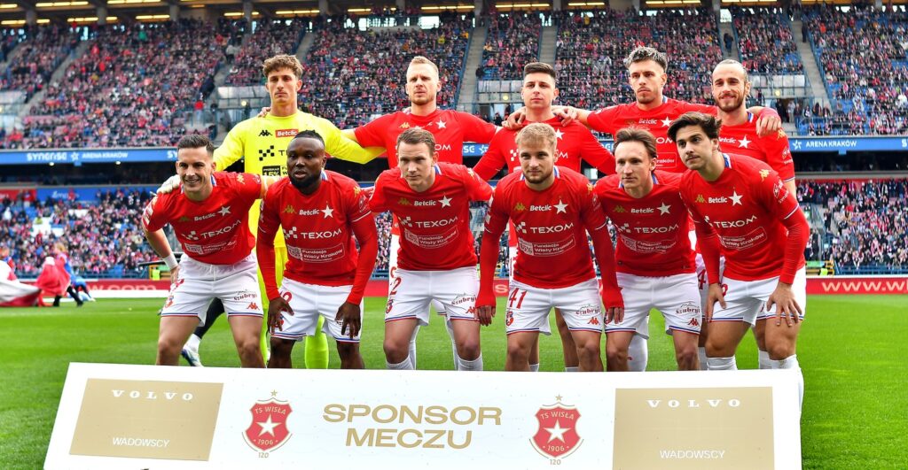 Piłkarze Wisły Kraków fot. Krzysztof Porębski / www.fotoporebski.pl
