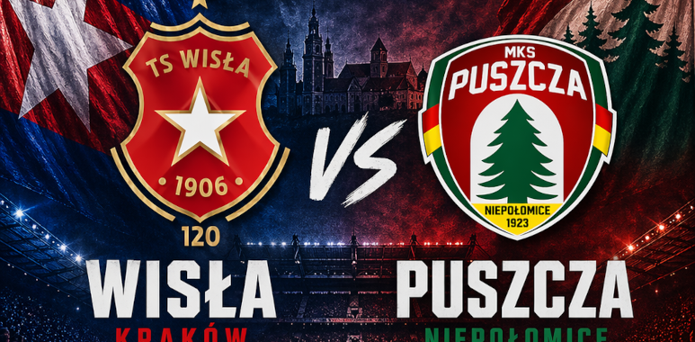 Wisła Kraków - Puszcza Niepołomice fot. Chat GPT